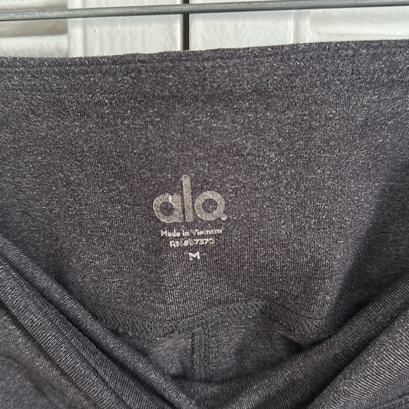 ALO Grey Moto Leggings with Pocket, Size M - Picture 4 of 7
